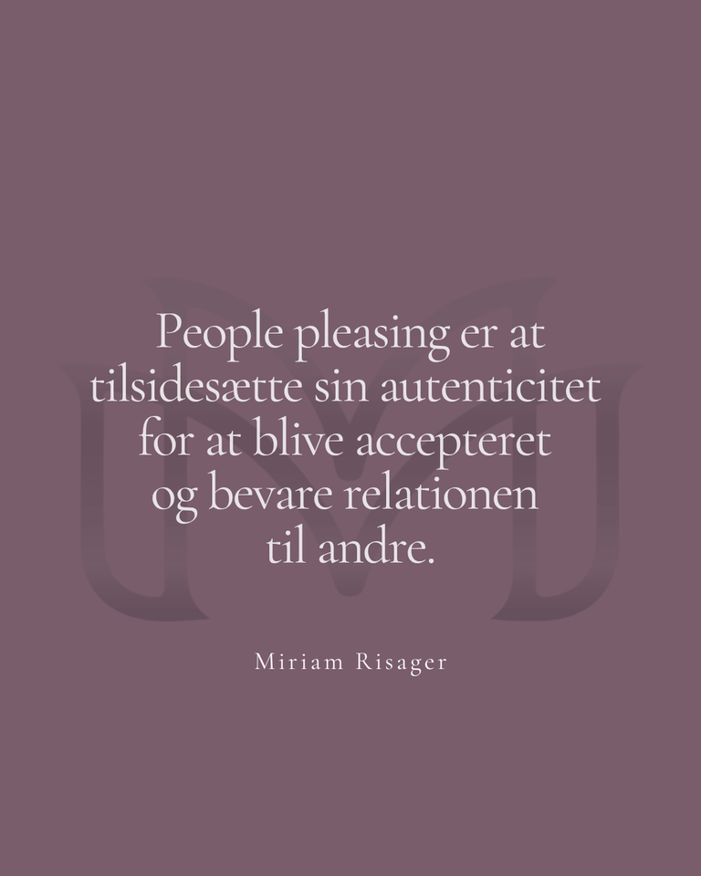 People pleasing
