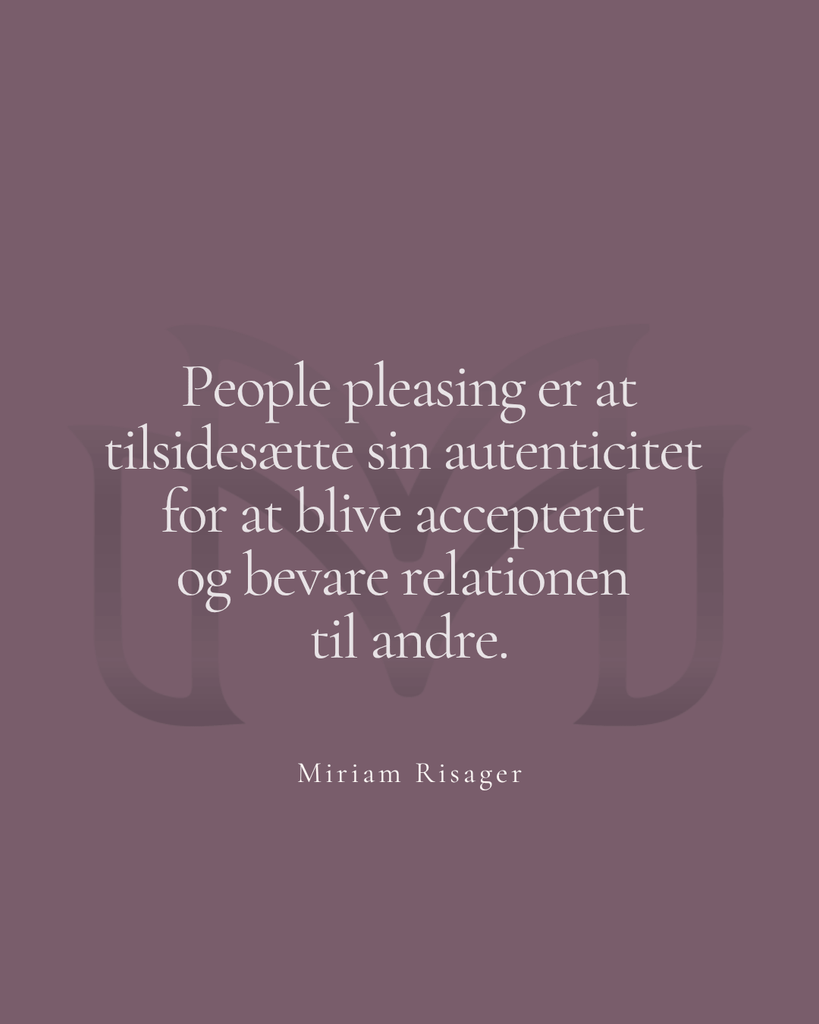 Hvad er People pleasing
