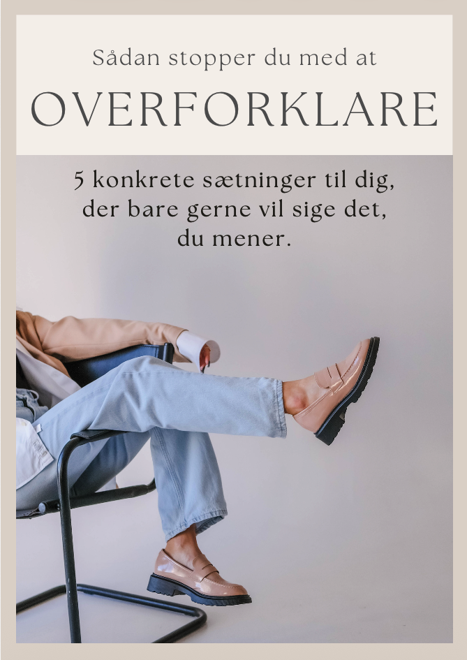 Hjem 3 Sæt grænser uden at overforklare